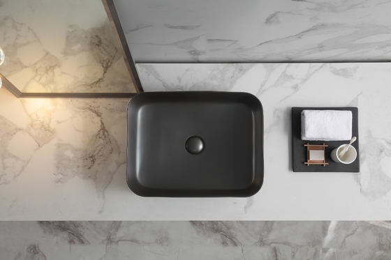 Rechteckiger gesundheitlicher Waren-Becken Countertop-keramisches Reinigungs-Becken