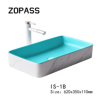 Modernes Countertop-gesundheitliches Waren-Becken-keramische Badezimmer-Sockel-Wanne