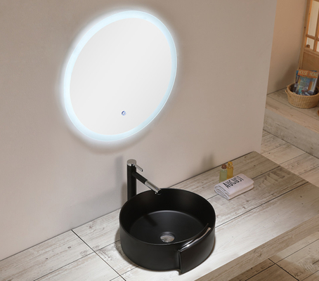 Ovales keramisches gesundheitliches Becken Matte Black Bathroom Bowl Sinks der Waren-9L