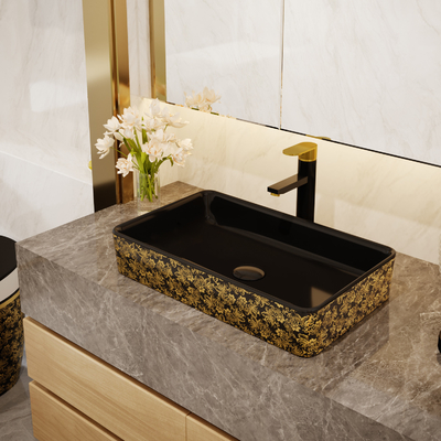 600*350*110mm gesundheitliches Waren-Becken-rechteckige keramische Badezimmer-Wannen
