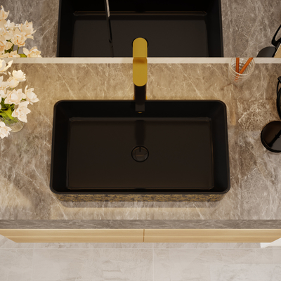 600*350*110mm gesundheitliches Waren-Becken-rechteckige keramische Badezimmer-Wannen