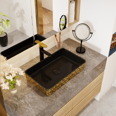 600*350*110mm gesundheitliches Waren-Becken-rechteckige keramische Badezimmer-Wannen