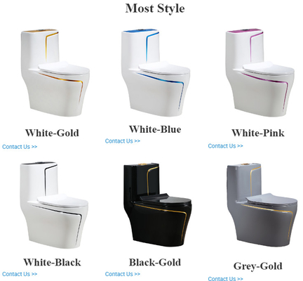 Siphonic One Piece-Toilette des Modell-3D