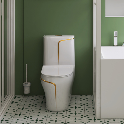 Siphonic One Piece-Toilette des Modell-3D