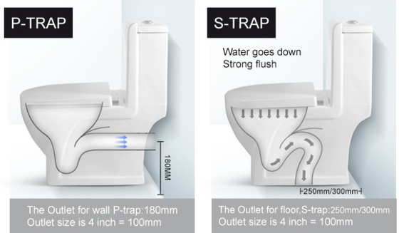 Quadrat WC Siphonic spülen gesundheitlichen Waren-Toiletten-Selbstreinigungs-Spray