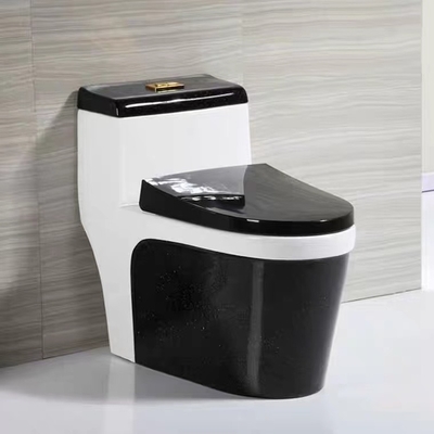 Gesundheitliche moderne einteilige Toilette rotes grün-blaues Colore 3L 6L Siphonic