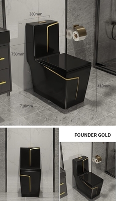 Glatte Glasur 1 Stück-Luxuskommode-Toiletten-Mischung Pit Spacing 220mm