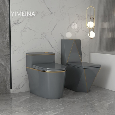 Druckdosen-schließen Spülungsknopf-gesundheitliche Waren-Toilette einteiliges P s-Falle ein