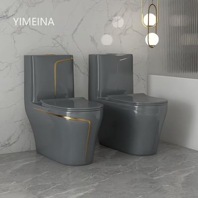 Druckdosen-schließen Spülungsknopf-gesundheitliche Waren-Toilette einteiliges P s-Falle ein