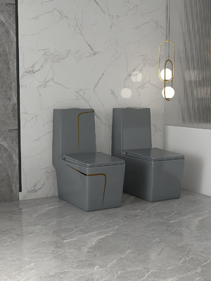Druckdosen-schließen Spülungsknopf-gesundheitliche Waren-Toilette einteiliges P s-Falle ein