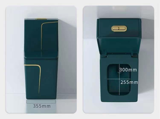 300mm 400mm, die gesundheitliche Waren-Toiletten-in der grünes Goldluxusfarbe skizzieren