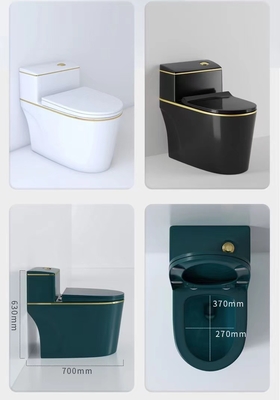 Keramischer einteiliger Spültoilette-bunter Wassersparen-Behälter Siphonic