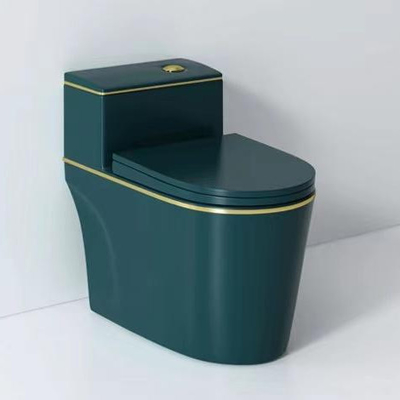 Keramischer einteiliger Spültoilette-bunter Wassersparen-Behälter Siphonic