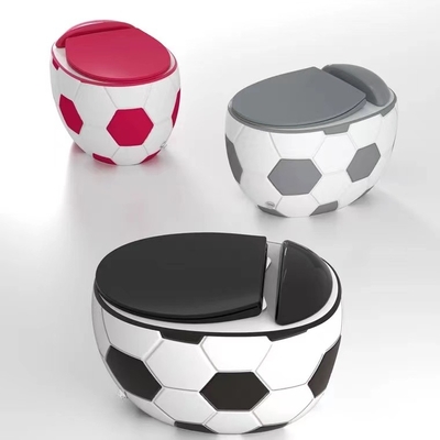 Blick Siphonic des Fußball-3D einteilige Toiletten-wasserloser Kasten-Entwurf