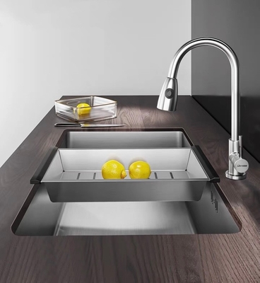 rechteckiges Küchen-Becken des Edelstahl-9L unter Gegenwanne