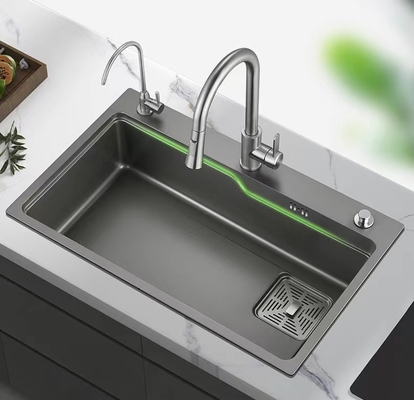 Handgemachtes Arbeitsplatz-Spülbecken der Stärke-3.5mm mit Schneidebrett