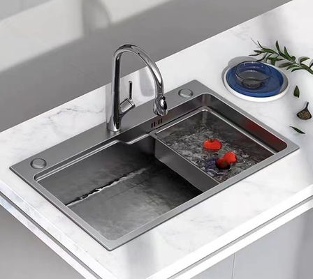 Handgemachtes Arbeitsplatz-Spülbecken der Stärke-3.5mm mit Schneidebrett