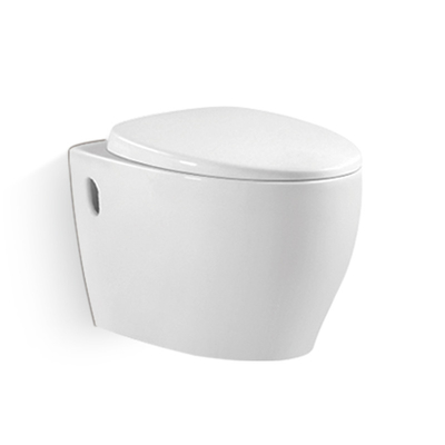 Weiße keramische Wand-Hung Toilet Bowl Self Cleaning-Glasur 3L 6L