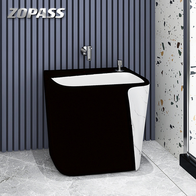 Haushalts-keramisches Mopp-Wannen-Schwarz-Rosa Grey For Floor Cleaning