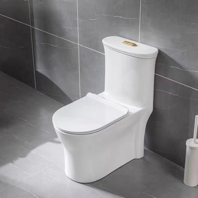 Einteilige Toiletten-Schwerkraft-Spülungsbadezimmer-Reihen s-Blockier-Siphonic