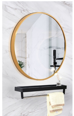 Hängender Wohnzimmer-Wand-Spiegel des Goldled hintergrundbeleuchteter fertigen Dekoration besonders an