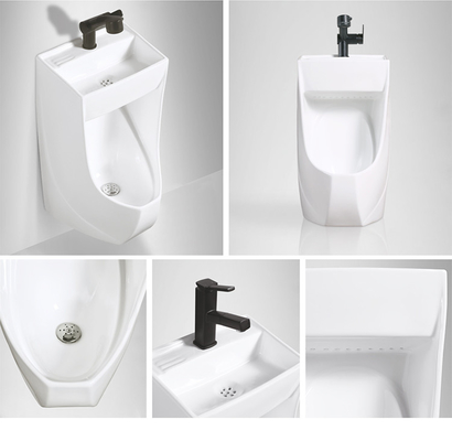 Keramische Spitze bohren an der Wand befestigte Toilette mit Waschbecken-Abwehr-Wasser