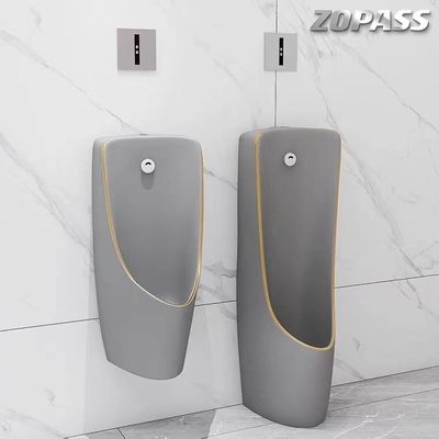 Einteiler zurück bohren an der Wand befestigte Toiletten-Schüssel Grey Gold Color
