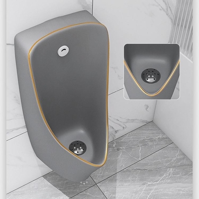Einteiler zurück bohren an der Wand befestigte Toiletten-Schüssel Grey Gold Color