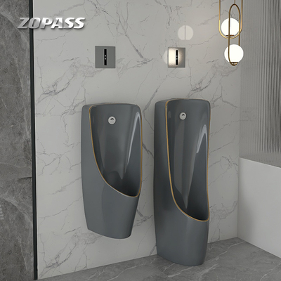 Einteiler zurück bohren an der Wand befestigte Toiletten-Schüssel Grey Gold Color