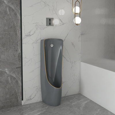 Einteiler zurück bohren an der Wand befestigte Toiletten-Schüssel Grey Gold Color