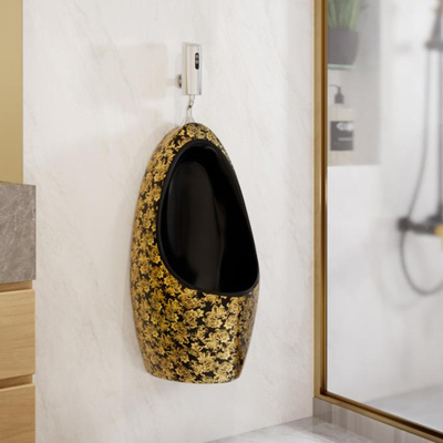 Die Toiletten-Toiletten-Schwerkraft-Spülung der keramischen goldenen Galvanisierungsmänner