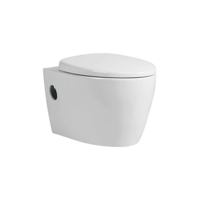 Glatte nahtlose keramische Wand Hung Toilet Bowl Mix Pit, der 180mm sperrt