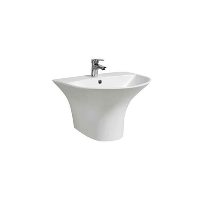 Becken-gesundheitliche Waren-Wannen-halbe Sockel-Wand Hung Wash Basin der hohen Qualität keramische
