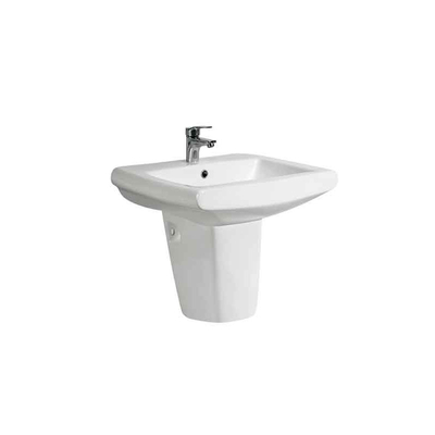 Fabrik-direktes Handwäsche-Wand-Hung Basins Ceramic Semi Pedestal-Becken für Badezimmer