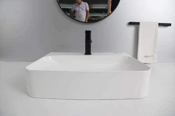Countertop brachte gesundheitliches Waren-Becken für Hotel-Hauptbadezimmer an