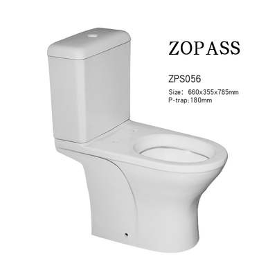 Quadrat formen ebenen Verdoppelungboden - brachte Toiletten-zweiteilige gesundheitliche Waren an