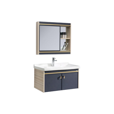 Keine Oxidations-Badezimmer-Eitelkeits-Kabinett-kundenspezifische dunkelblaue Brown-Farbe
