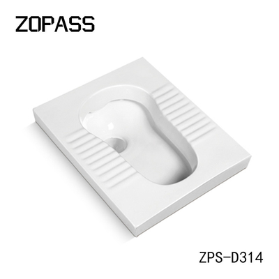 Hygienisches freundliches keramisches Hocke-Pan Toilet Bowl Modern Desgin-Eco