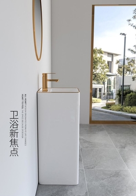 Gesundheitliche freistehende Becken-Wannen-moderner Weißgold-Entwurf der Waren-9L