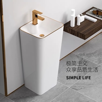 Gesundheitliche freistehende Becken-Wannen-moderner Weißgold-Entwurf der Waren-9L