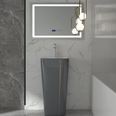 Luxusgesundheitliches Waren-Becken des sockel-12L ringsum freie stehende Wanne