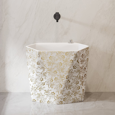 440*300*400mm keramische Mopp-Wannen-tiefe Höhen-Porzellan-Haustier-Badewanne