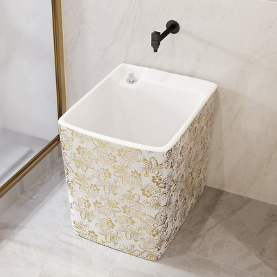 440*300*400mm keramische Mopp-Wannen-tiefe Höhen-Porzellan-Haustier-Badewanne