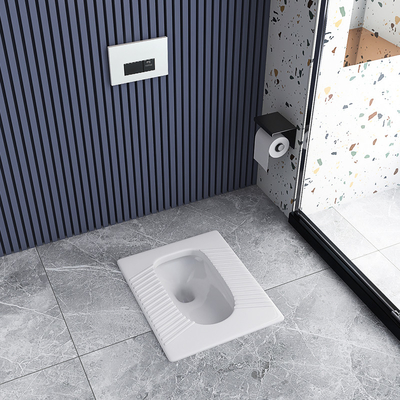 Handelsantigeruch keramischer hockender Pan With Fender Flushing Tank