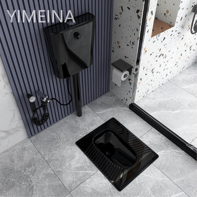 Handelsantigeruch keramischer hockender Pan With Fender Flushing Tank