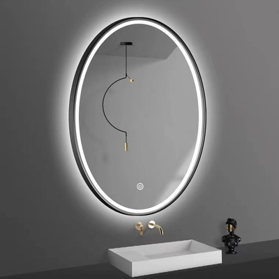 Ovale Form-an der Wand befestigter GlasFrisierspiegel mit Entnebelungsschirm